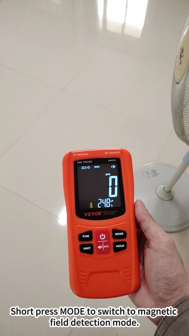 Misuratore EMF Digitale - Rilevatore Radiazioni Campi Elettromagnetici A 5 Livelli