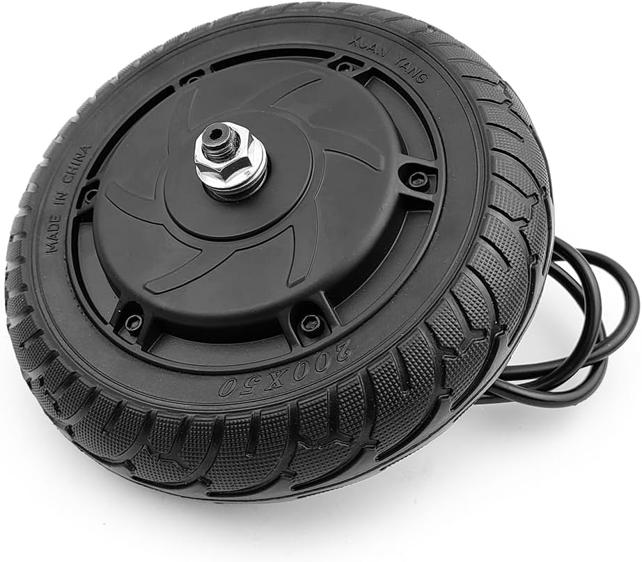 24V36V48V 350W Electric Scooter Hub Motor With Tyre 200MM Electric Brushless Motor No Gear 8" Electric Kickscooter Wheel With Tire