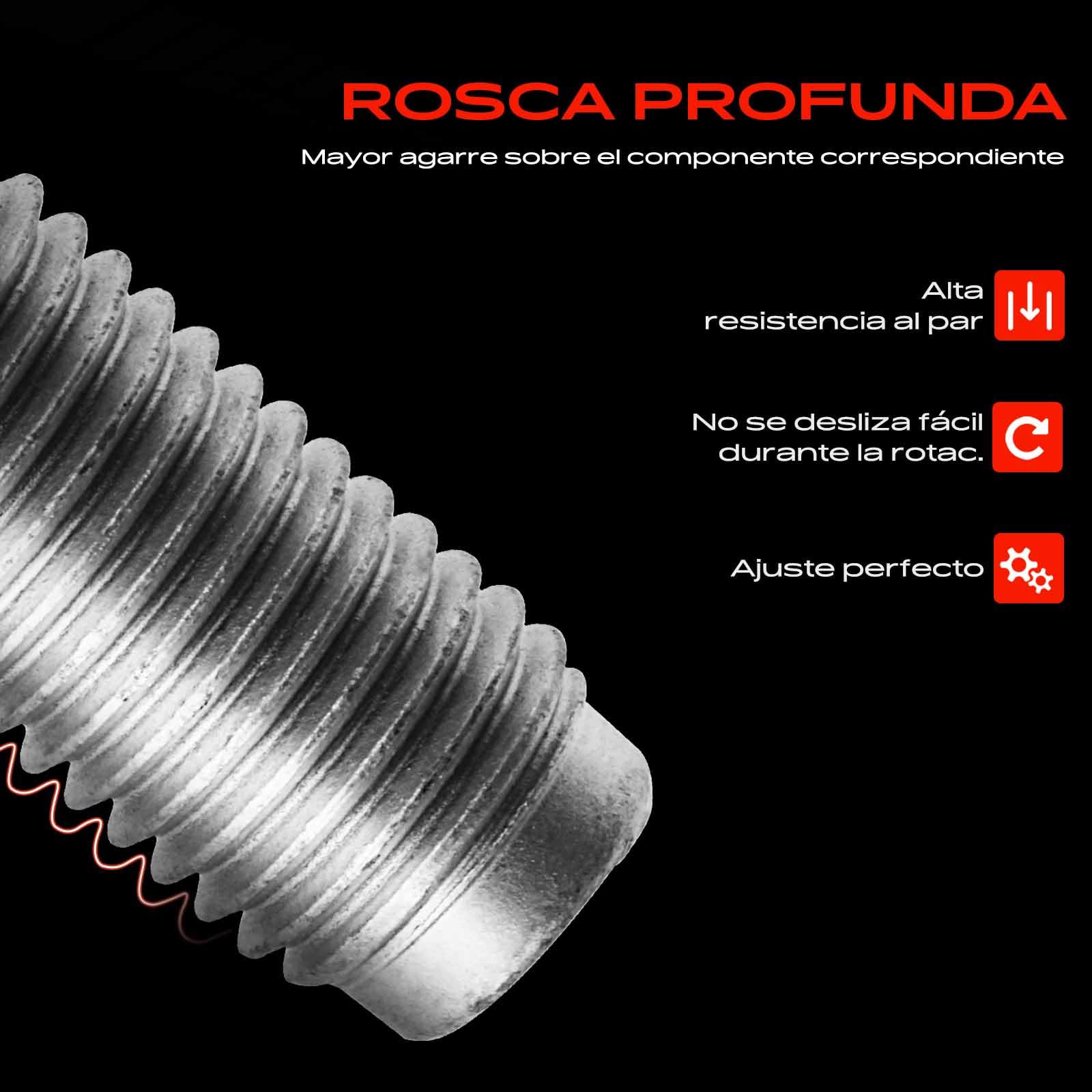 Frankberg 5 tornillos/pernos de rueda M12x1.5 6508707AA | Compatible con: Brújula MK49, Patriot MK74, Vengador, Calibre, Sebring JS, Viaje, Gran Viajero V RT, Sebring Convertible JS