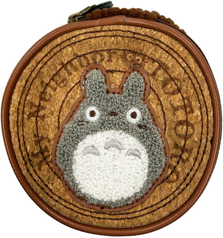 丸眞 Marushin 1165045600 Pouch (Small) My Neighbor Totoro Log Corduroy Cork Gift Birthday Makeup Cosmetic Accessory Case