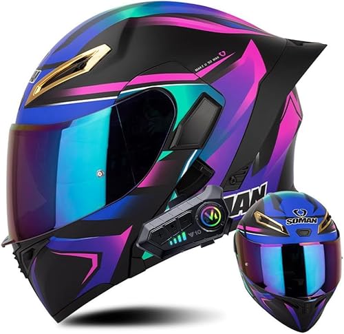 �t���t�F�C�X �w�����b�g �o�C�N �V�X�e�� SOMAN-955 �u���[�g�D�[�X�t�� �t���b�v�A�b�v �����Y ���f�B�[�X �l�G�Ή� �W�F�b�g �_�u���V�[���h �I�[�g�o�C �傫���T�C�Y �􂦂闠�n ���Ă��~�� UV�v���e�N�V���� (XXL,K20)