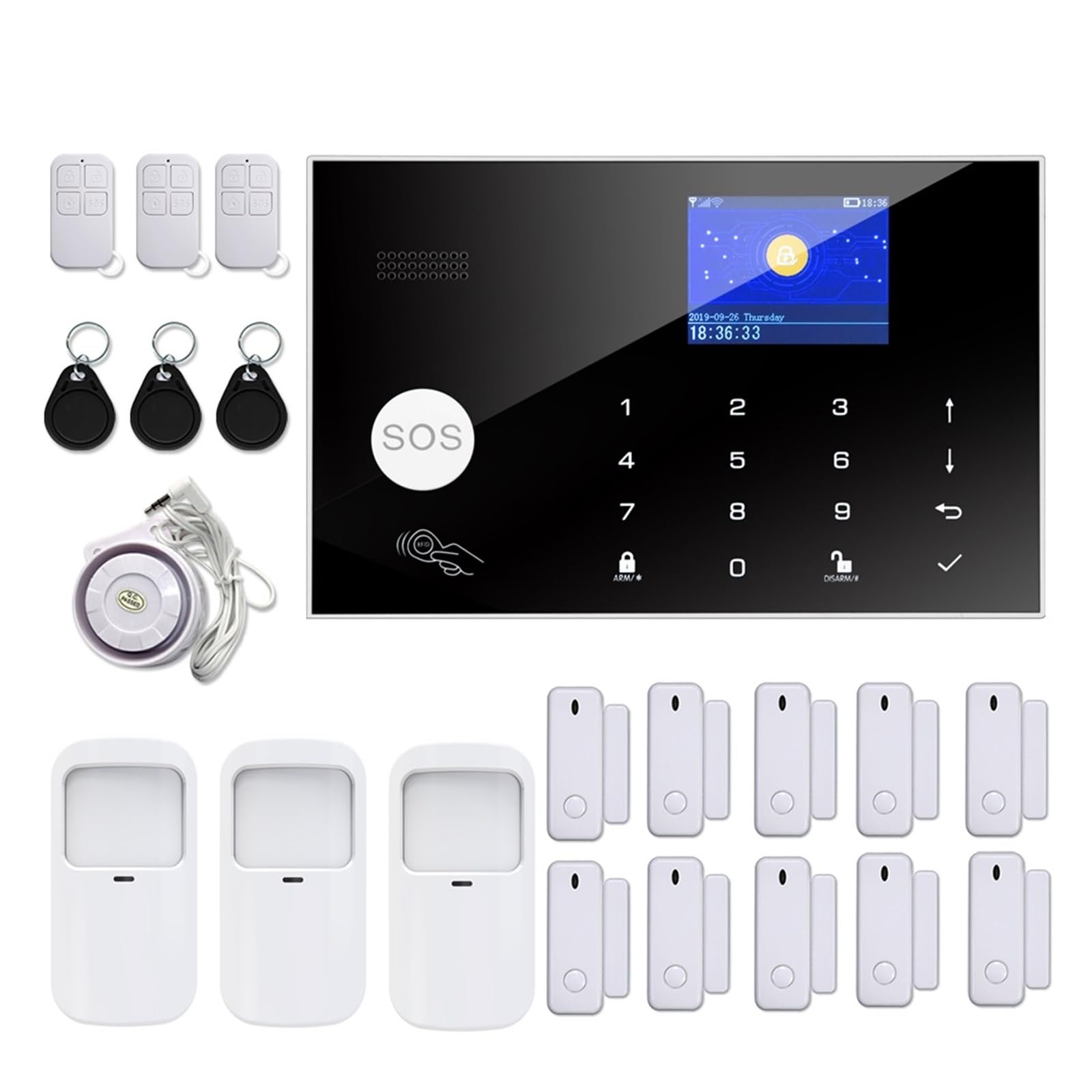 Alarme de sécurité WiFi GSM pour protéger votre maison pendant vos vacances