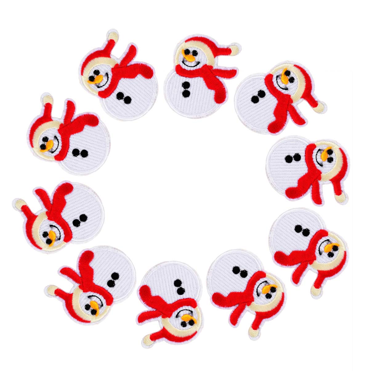 10 Stuks Sneeuwpop Geborduurde Stickerpatches Kerst Applicatie Ambachtelijke Patch Versieringen Van Kerstvilt Kleding Naaien Patches Naai Op Patch Kerstfeest Gunst Kerstmis Banier 10 Stuks Sneeuwpop Geborduurde Stickerpatches Kerst Applicatie Ambachtelijke Patch Versieringen Van Kerstvilt Kleding Naaien Patches Naai Op Patch Kerstfeest Gunst Kerstmis Banier
