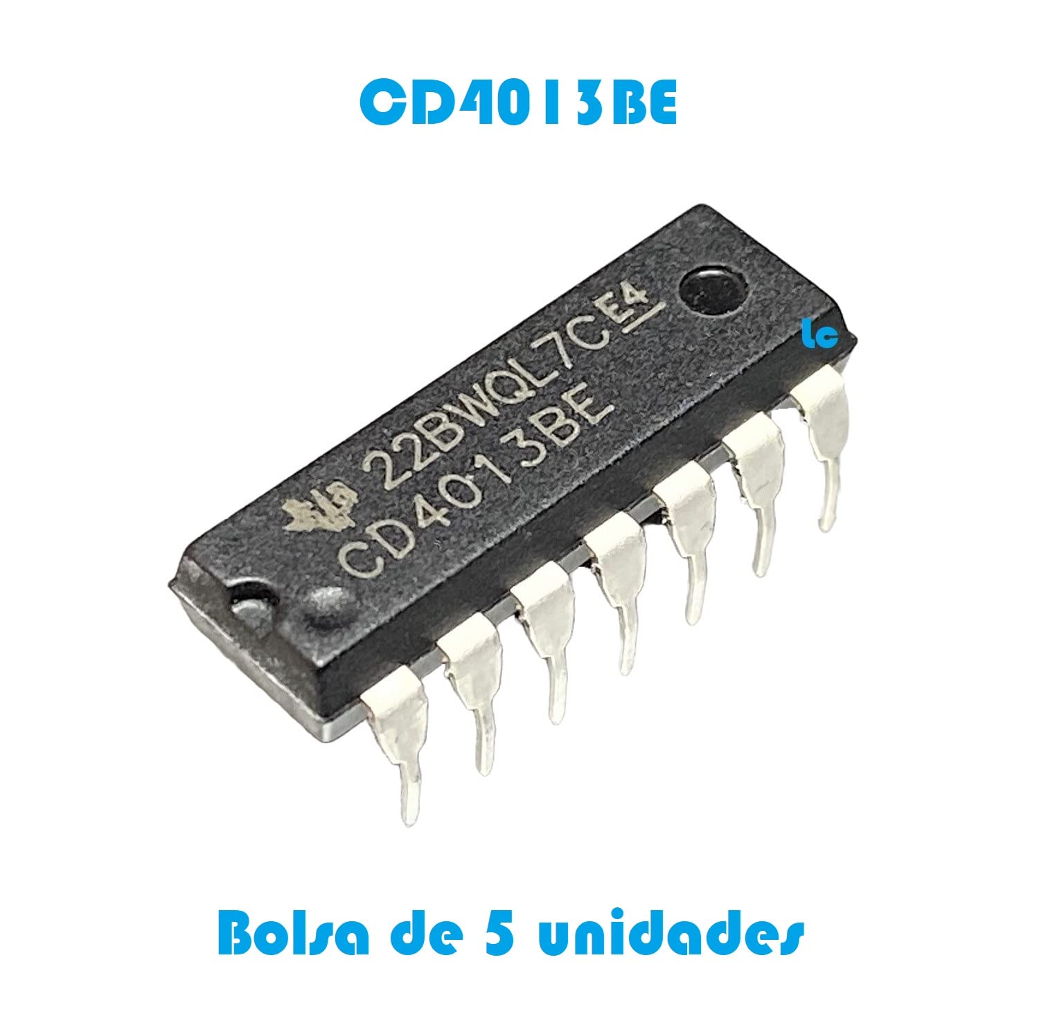 Circuito Integrato CD4013BE (x5) - IC CMOS DUAL D FLIP FLOP - Borsa da 5 pezzi