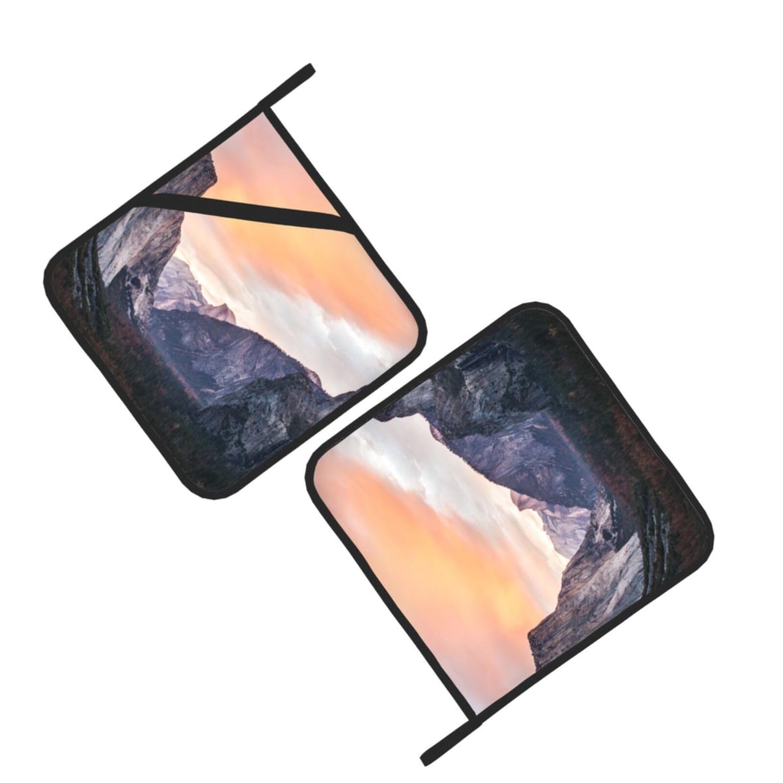 yosemite national park Printed Oven Pot Holders Set of 2 Pcs Heat Resistant Kitchen Microwave Potholders for Cooking Baking Grilling