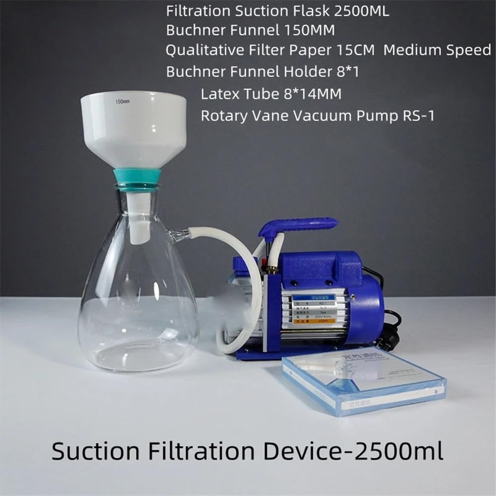 1 zestaw 500 ml 1000 ml 2500 ml urządzenie do odsysania kolba szklana do urządzeń laboratoryjnych (2500 ml)