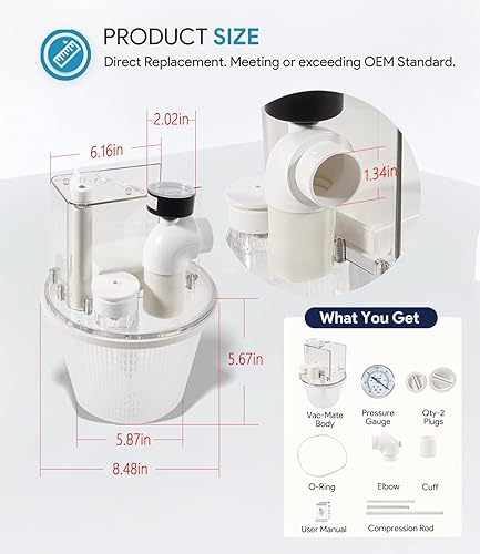 Miniatura 5 de R211100 Vac-Mate - Caja dispensadora de limpiador de piscina, accesorio multifunción para desnatadora al vacío