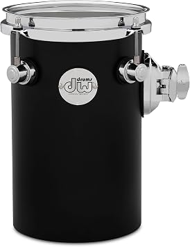 DW Design 12 x 6-inch Rata Tom with TB12, Black Satin