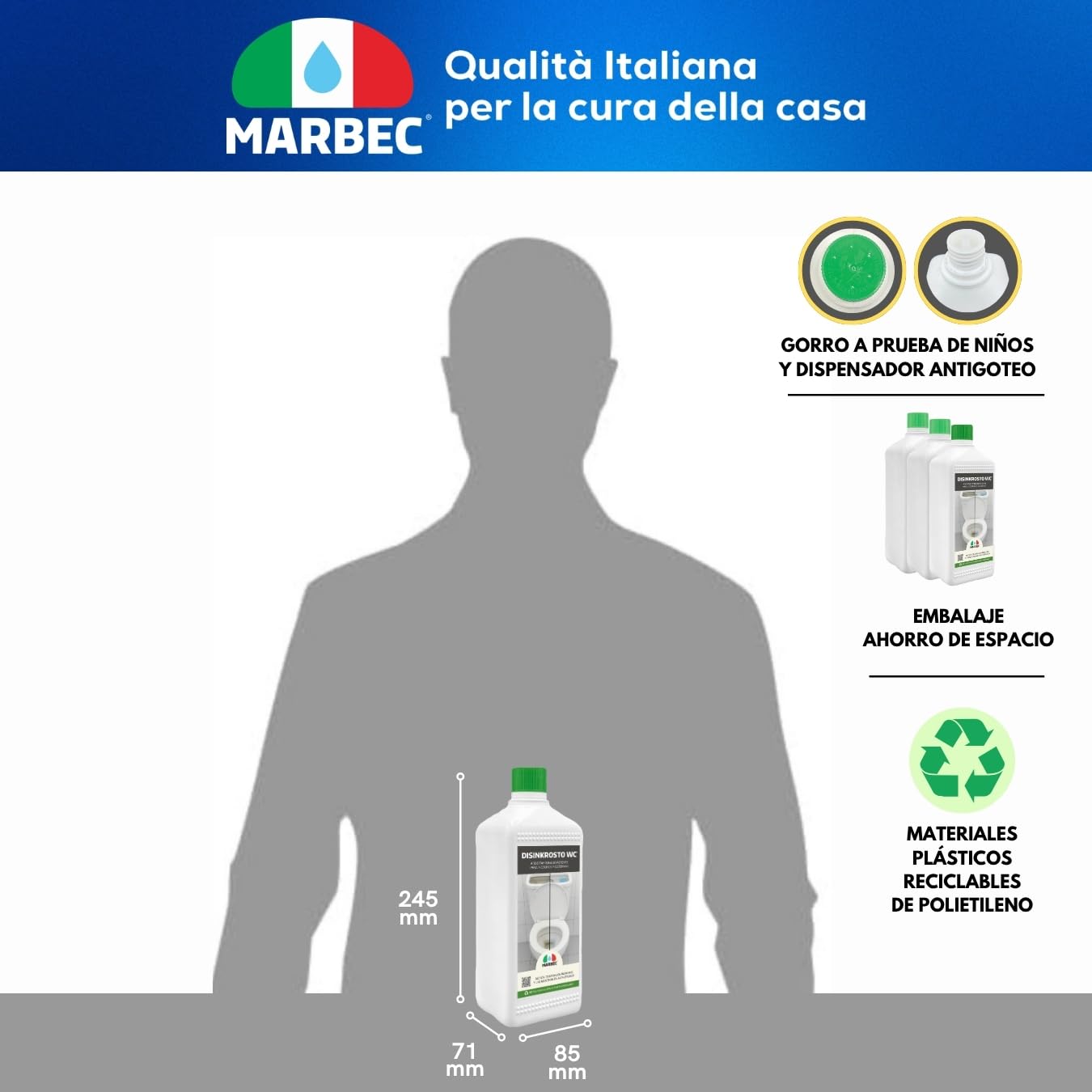 MARBEC DISINKROSTO WC 1LTX6UDS