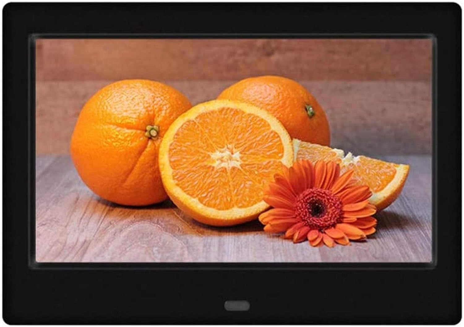 Cyfrowa ramka na zdjęcia cyfrowa ramka na zdjęcia 7 cali rozdzielczość 800 x 480 16:9 pełny wyświetlacz IPS obraz / muzyka/odtwarzacz wideo obsługuje karty USB i SD,