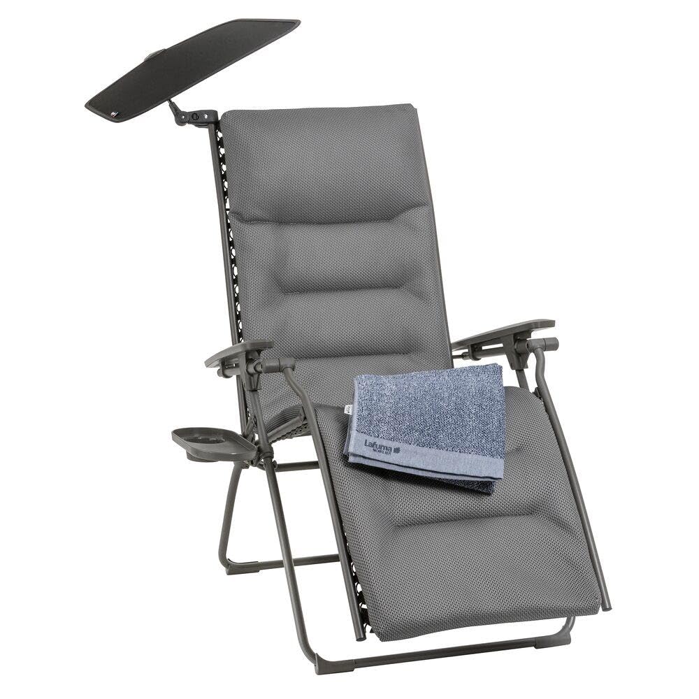 Lafuma - Ensemble Fauteuil Relax matelassé et Accessoires