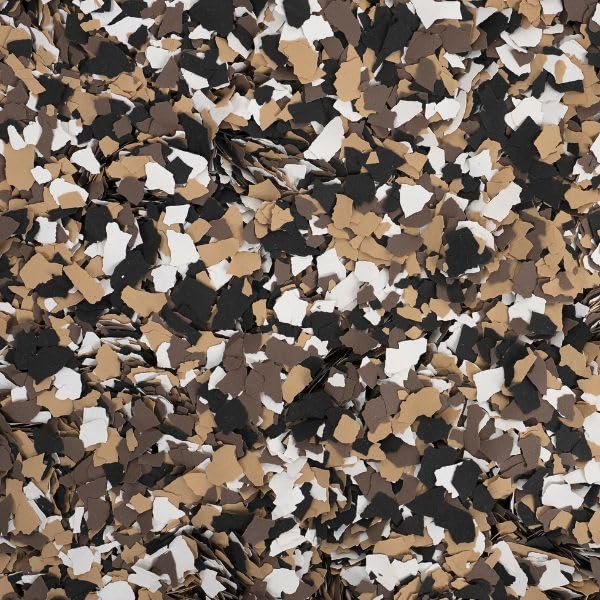 FGCI Garage Floor Flakes 10 Pounds for Decorative Epoxy Floors (Charcoal Gray)