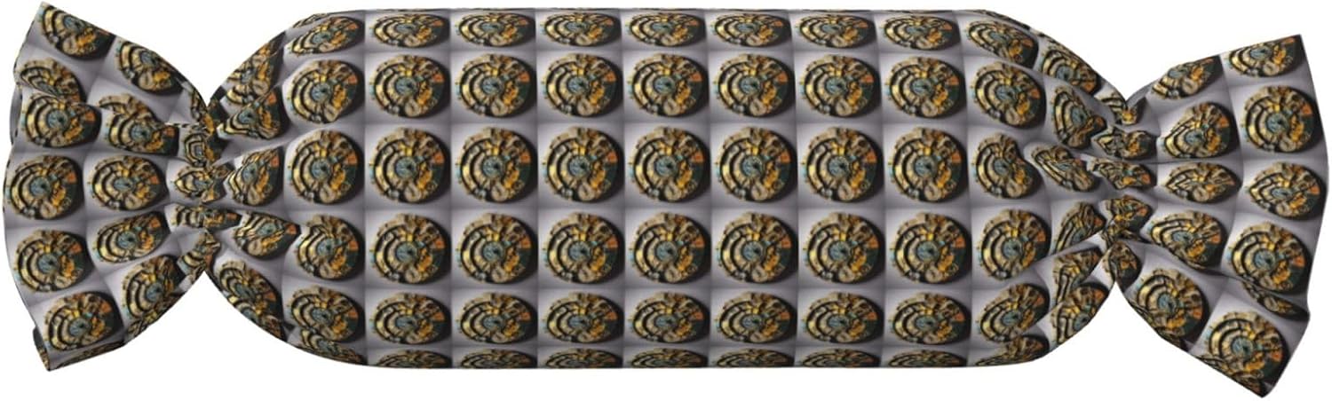 Clock Art Print Candy Cylindrical Eco-Friendly Pillow Soft Velvet Living Room Bedroom Travel Decor