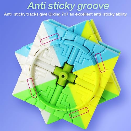 Miniatura 3 de Qiyi QiXing S2 7x7 Cubo de velocidad sin etiqueta QY Juguetes 7x7x7 Puzzle Magic Cube