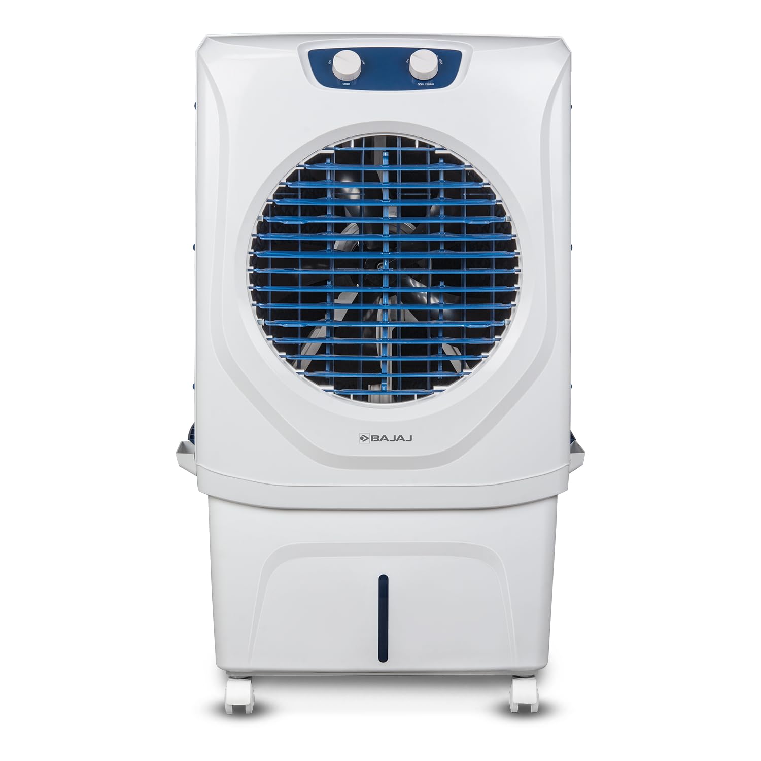 Bajaj Shield Series Velar 70L Desert Air Cooler For Home | Inverter Compatible | 80Ft Air Throw | Dual Side Water Inlet | Ice Chamber | 3 Yrs Warranty (1 Yr Standard + 2 Yrs Extended Warranty)【White】
