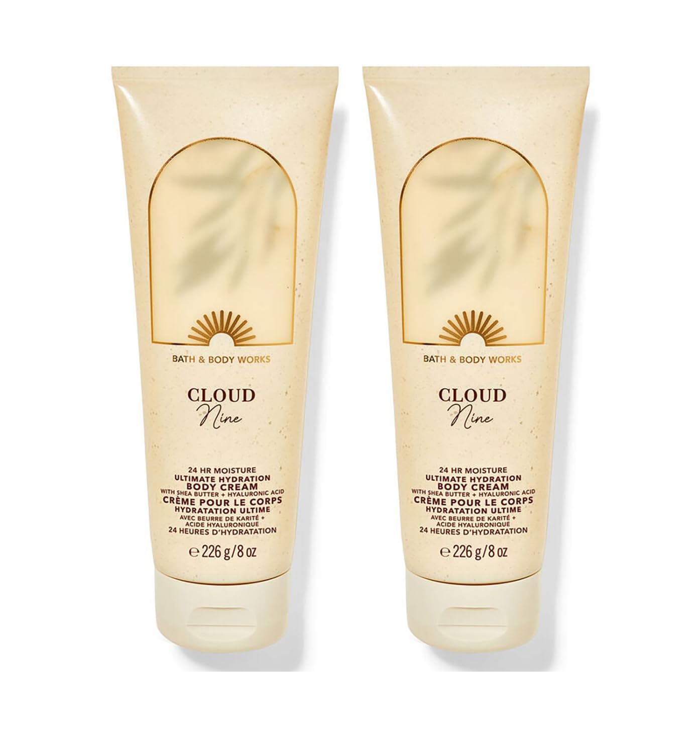 Bath & Body Works Ultimate Hydration Body Cream For Women 8 Fl Oz 2- Pack (8 Ounce (Pack of 2), Cloud Nine)