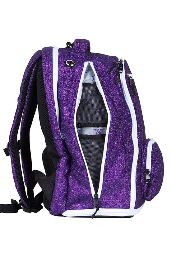 Rebel Dream Bag in Amethyst with White Zipper3