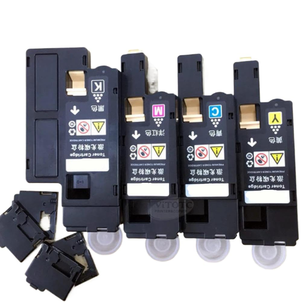 Cartouche de toner vide rechargeable avec 4 puces pour Workcentre 6025 6027 - 4