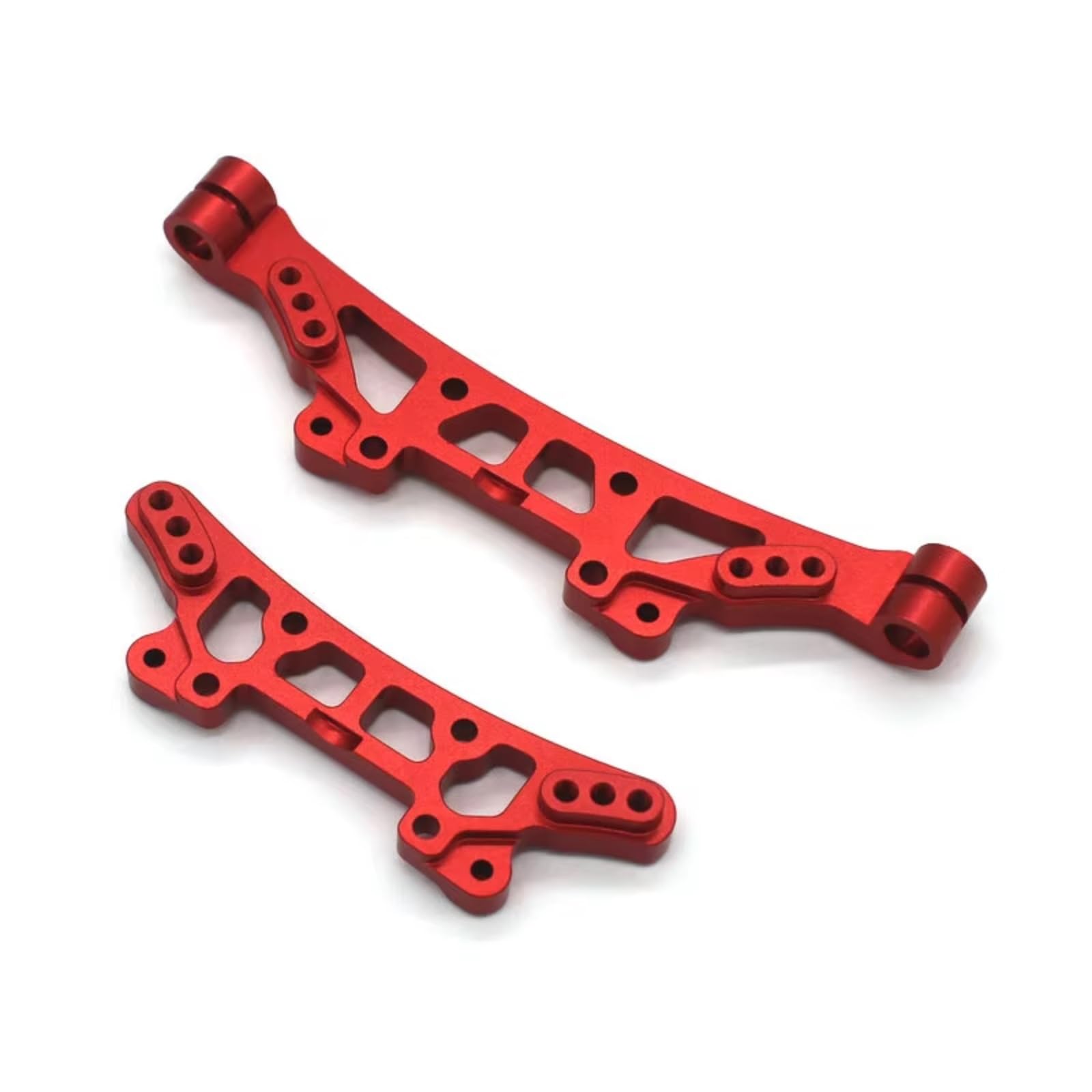 For HNR H9802 For Dodge H9803 For Horse E30 Edition 1/10 RC Remote Control Car Metal Accessories Front And Rear Shock Absorbers Rc Models Accessories(Red)