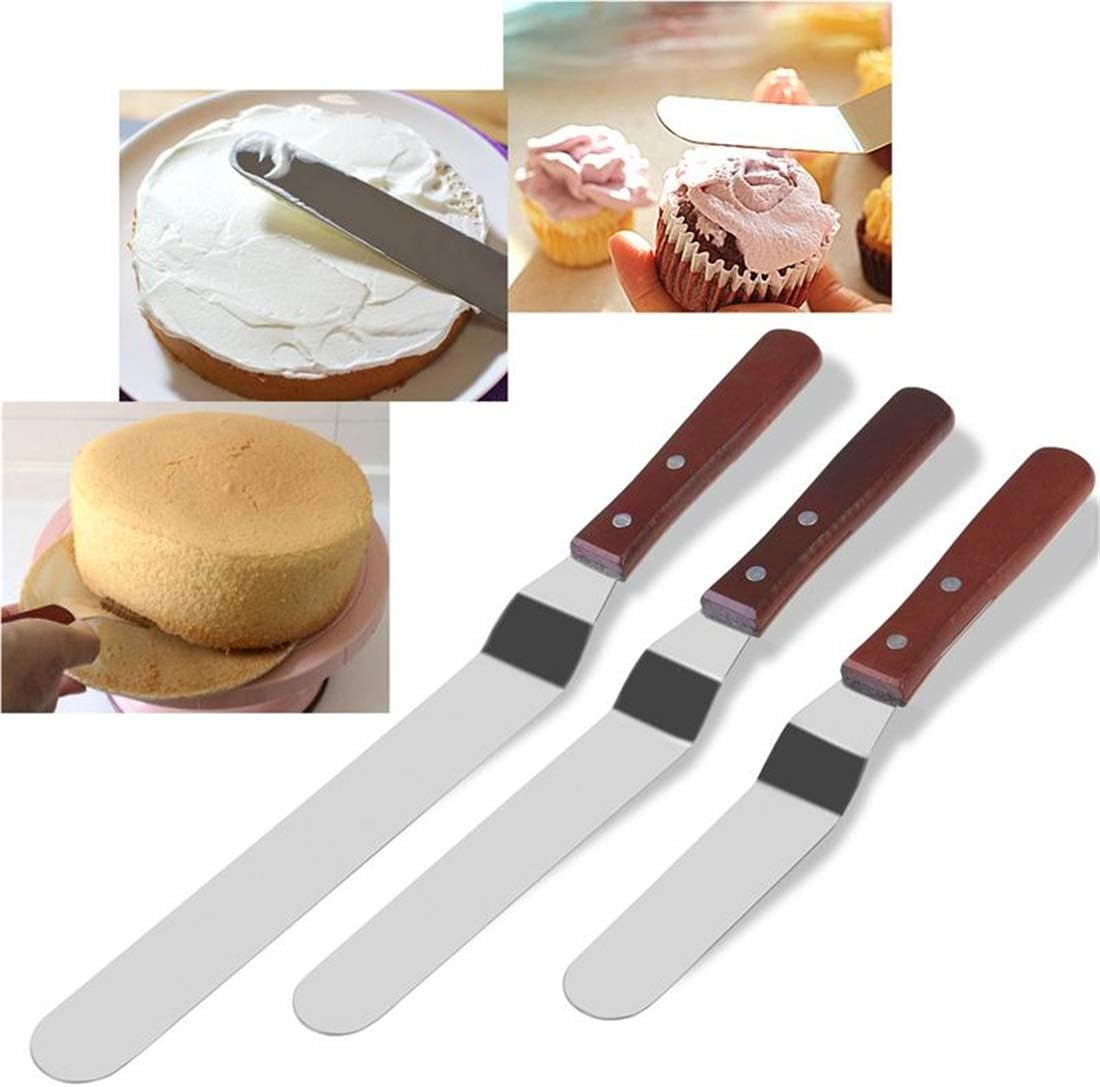 Pelle à gâteau en acier inoxydable avec spatule