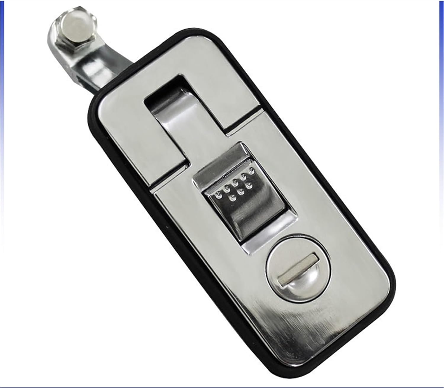 Truck Caravan Kit Tool Box Lock Outdoor Tailgate Stainless Steel Metal Sliding Swing Simple Gate Lock for Motorhome 1Pcs