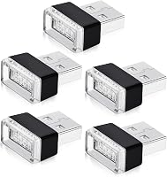 URAQT 5db Mini USB Lámpa Autó Laptop Hangulatvilágítás Légkör Fény 1