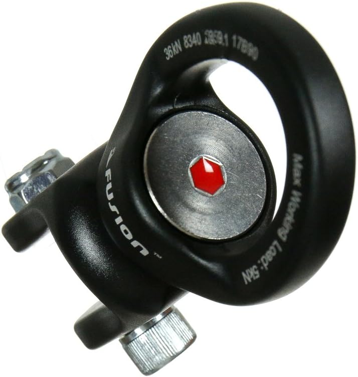 Fusion Climb FP-8340-BLK Shackle Swivel, Black, One Size