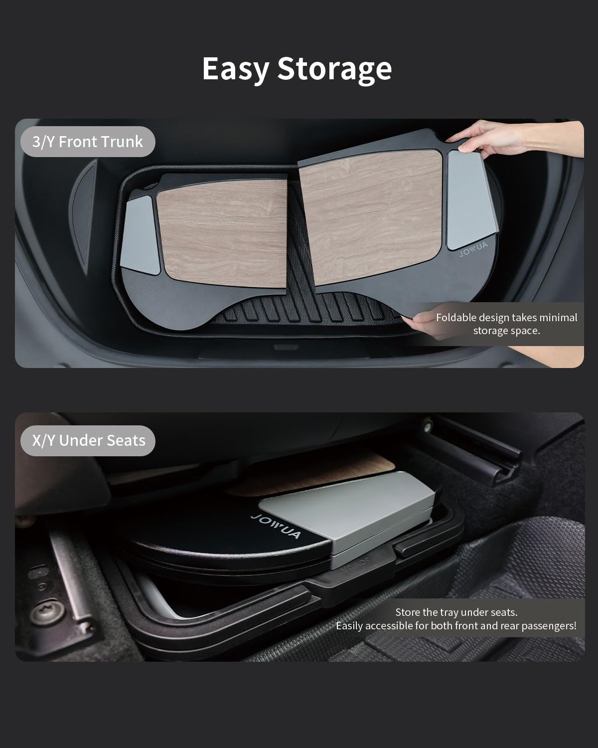 ★新品未使用★テスラ用折りたたみ式カートレイ　純正JOWUA ☆新品未使用☆テスラ用折りたたみ式カートレイ 純正JOWUA