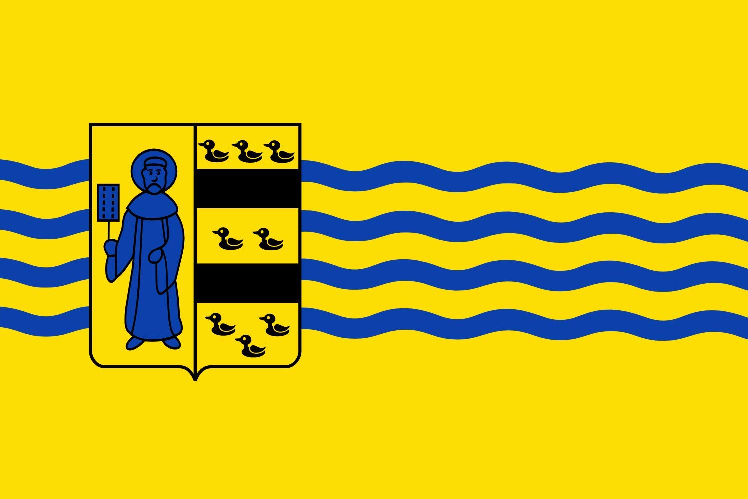 Vierlingsbeek vlag drapeau large Nederlandse dorpsvlaggen pays-bas