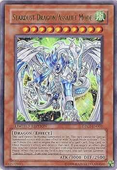 Amazon.com: Yu-Gi-Oh! - Stardust Dragon/Assault Mode (DPCT-EN003