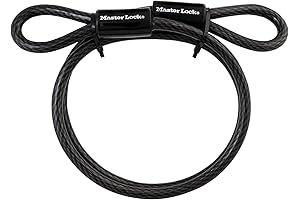 Master Lock Security Cable with Looped Ends: Unmatched Security in a Compact Package