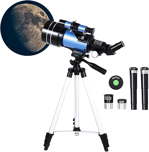 Telescopio astronómico 70mm niños regalo graduación primaria