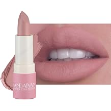 Matte Lipstick Waterproof Long Lasting Moisturizing Lip Stick Sexy Red Pink Velvet Nude Lipsticks Women Cosmetics Lipstick Pale Pinkish Gray