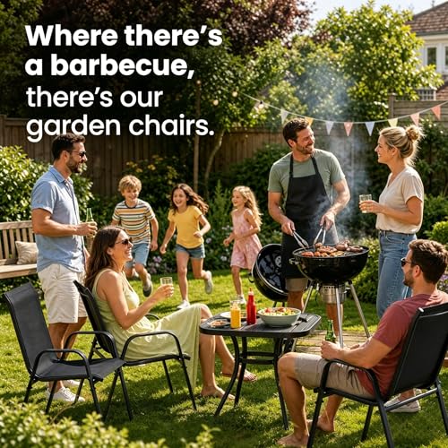 Chaises de terrasse à dossier haut Gotland contre le mal de dos - 8