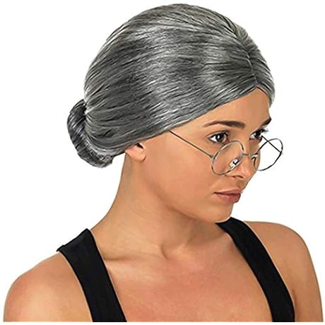 3 Otters Gray Wig: Perfect for School Costumes and Cosplay