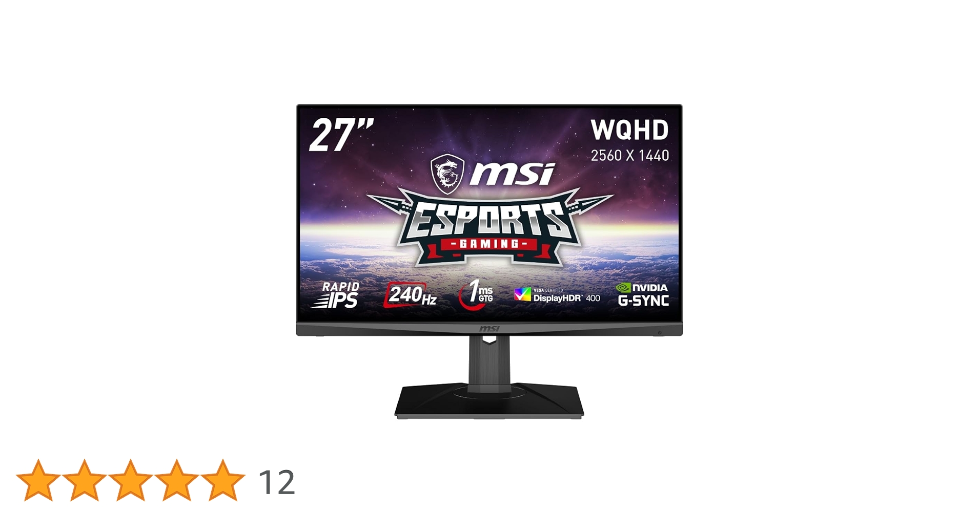 Amazon.co.jp: MSI ゲーミングモニター240Hz 27インチ 応答速度
