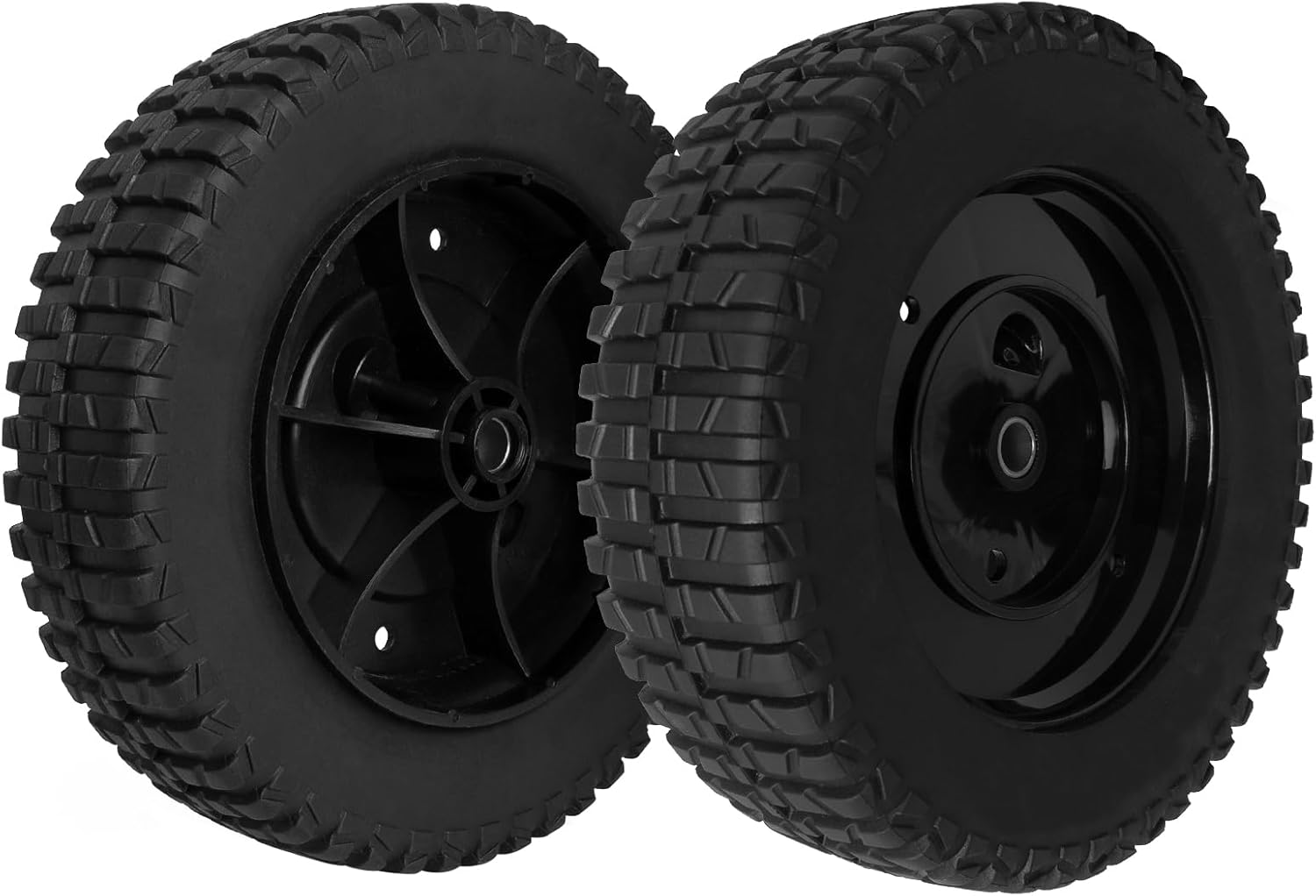 734-2010 Lawn Mower Wheels Compatible with Cub Cadet SRC621 SR621 Self Propelled Mower, Craftsman Push Mower, MTD Mowers, Replace 734-2010B 734-2010A, 2 Pack