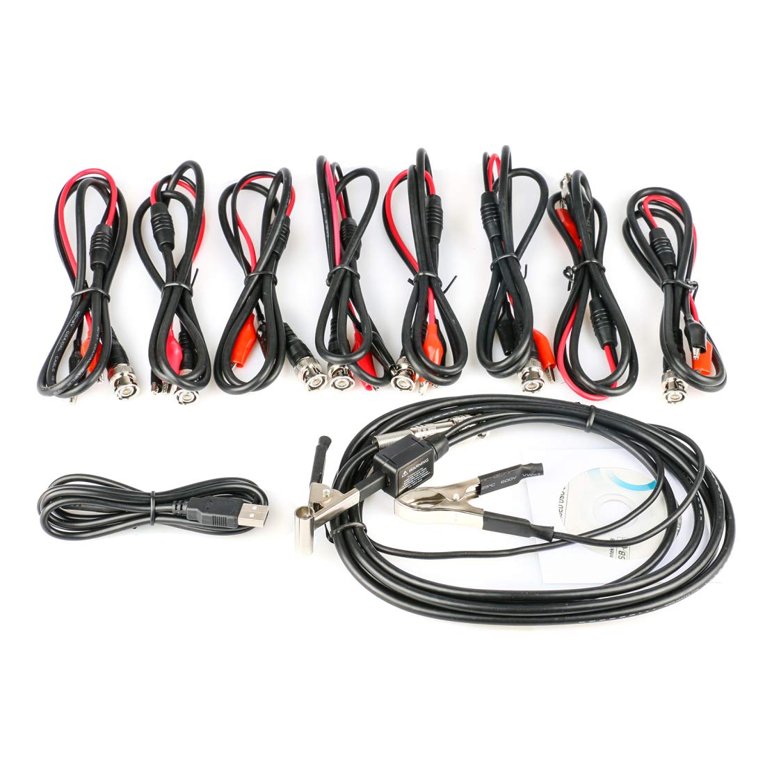 Oscilloscopio per PC diagnostico automobilistico 1008C 8CH 2.4MSa / s, USB 2.0 400V (picco AC DC) Oscilloscopio a memoria digitale/Generatore di programmi 100K Ambito diagnostico automobilistico