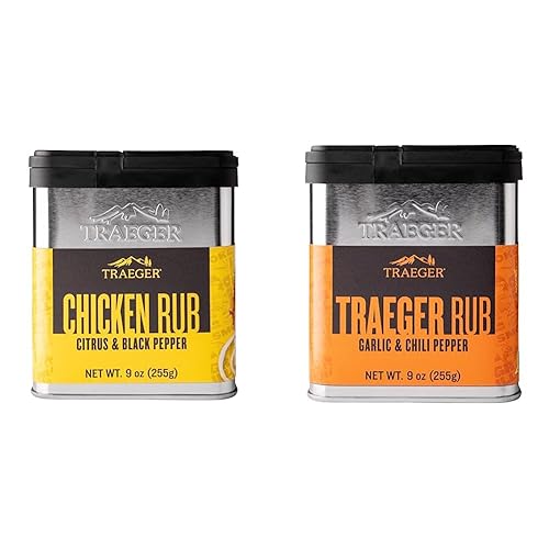 Miniatura 1 de Traeger Grills SPC170 - Rub de pollo con cítricos y pimienta negra y SPC174 Traeger Rub con ajo y ají