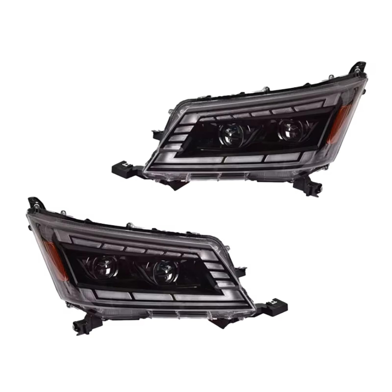 Compatibile Con Toyota Per Hiace 2019-2020 Fari DRL Indicatori Di Direzione Abbaglianti Angel Eye Lente Del Proiettore 2 Pezzi Gruppo Fari Abete