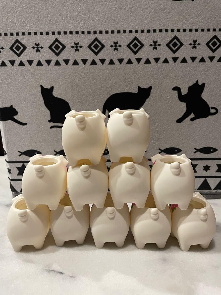 １号鉢カバー 花豚 こぶた 花ブータン 11匹セット