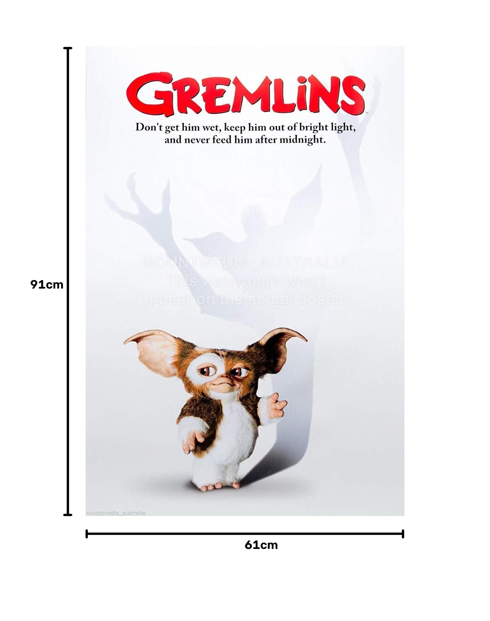 映画 ”クリムリン・レター”のポスター 新品未使用のものです！ Amazon.co.jp: グレムリンポスター61x91cmホラー映画のスコアは