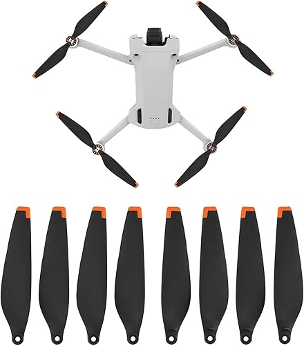 Miniatura 10 de Mini 3 Pro - Hélices de bajo ruido para DJI Mini 3 Pro Cámara Drone RC Control remoto Quadcopter liberación rápida 6030F Prop Blades Accesorios de