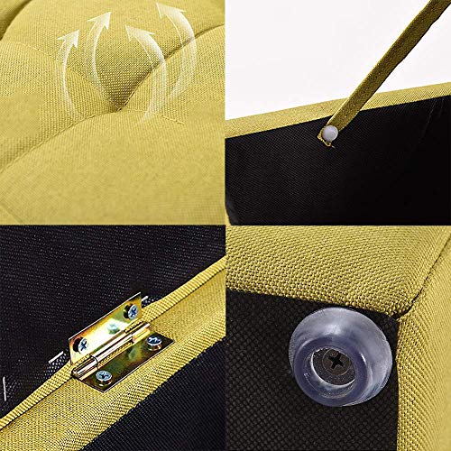Pouf coffre de rangement résistant pour ranger et s'asseoir sans encombrer les petits espaces - 5