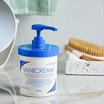 Vanicream Moisturizing Crème, 453 g – Hydratation longue durée pour peau sèche, sensible, irrité, visage, mains & Corps, Non gras, Amies des enfants, Dermatologue testé