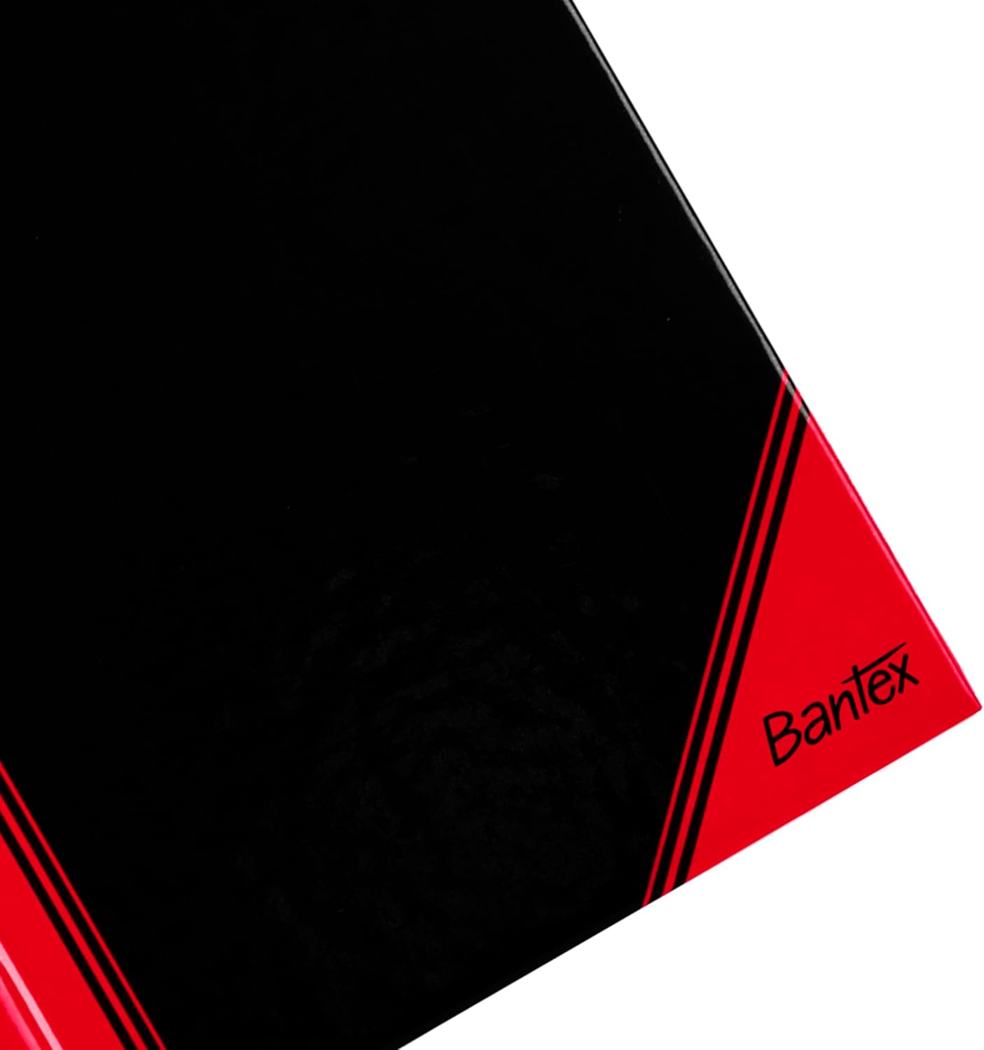 Landre China-Kladde A6 Squared 96 Sheets Notebook in Black Red (Pack of 12)