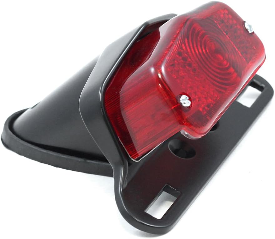 Black"Hooded" Lucas Tail Light Assembly