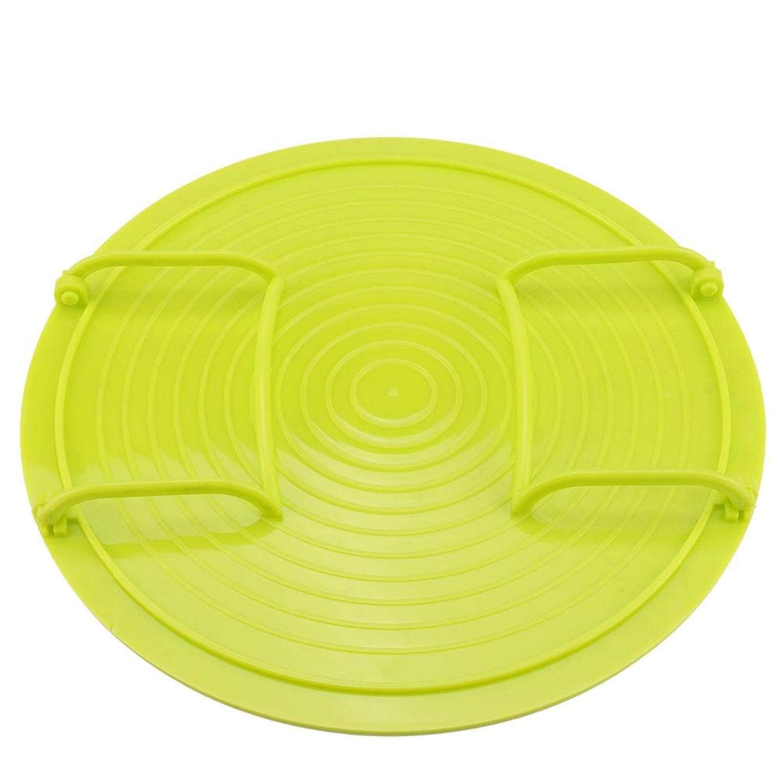 Vassoio Microonde 3-in-1 Con Maniglie - Griglia Portapiatti, Copri Cibo Antischizzo E Supporto Pieghevole | Blu, Verde O Rosa - Foto 2