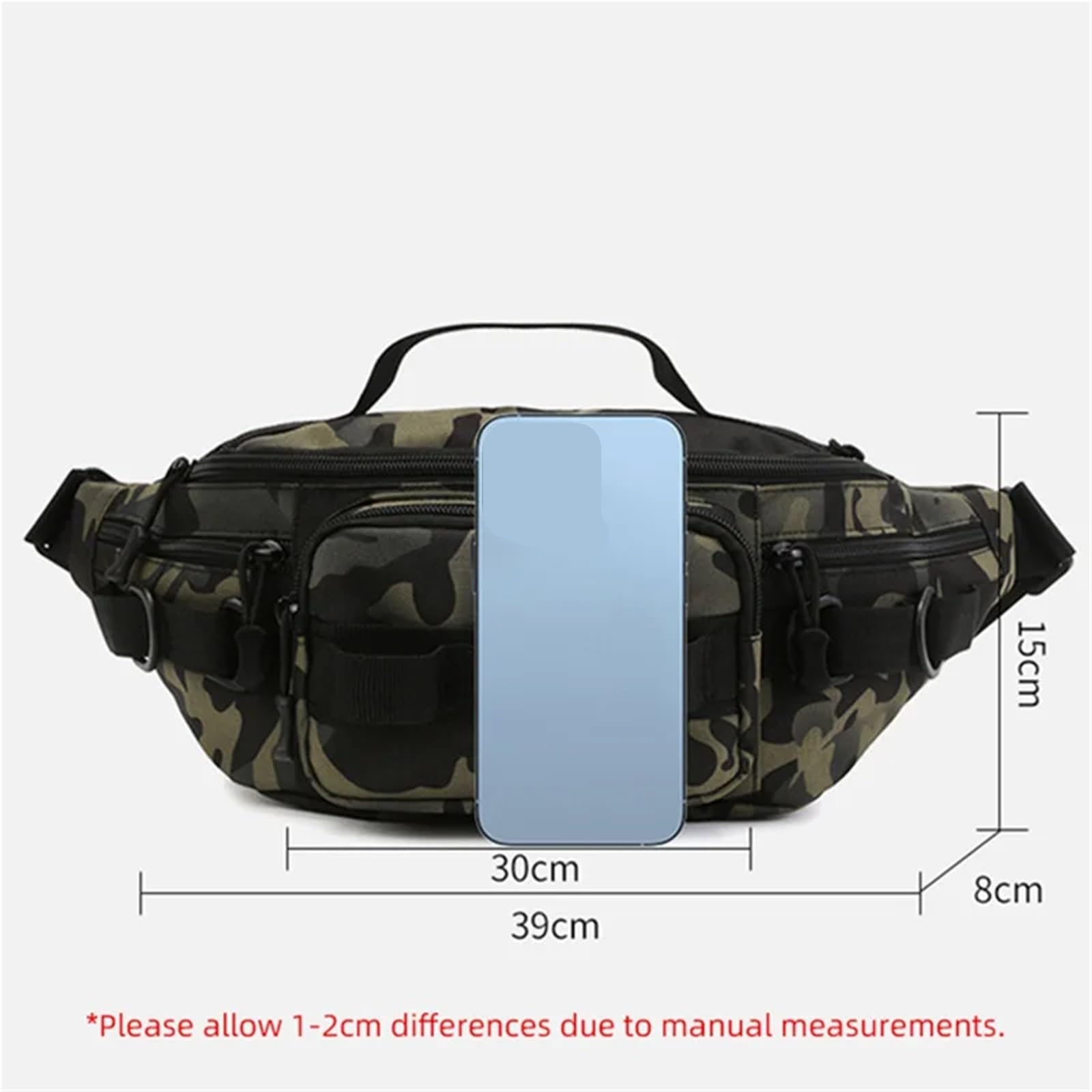 Sac de Pêche Sac de pêche for leurres de pêche, Sac à Dos de Poitrine, Sac de Voyage Multifonctionnel étanche for Hommes pour Randonnée Voyage