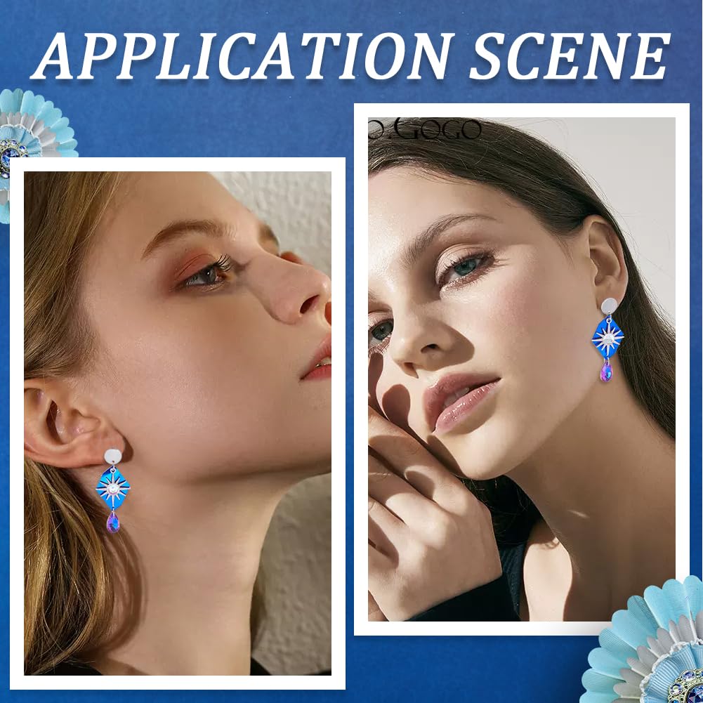 180 Stück Kristallspiegel-Pailletten Set - 6 Stile Zum Aufnähen Für DIY Schmuck